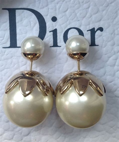 dior double pearl earrings buy online|christian mise en dior tribal double pearl.